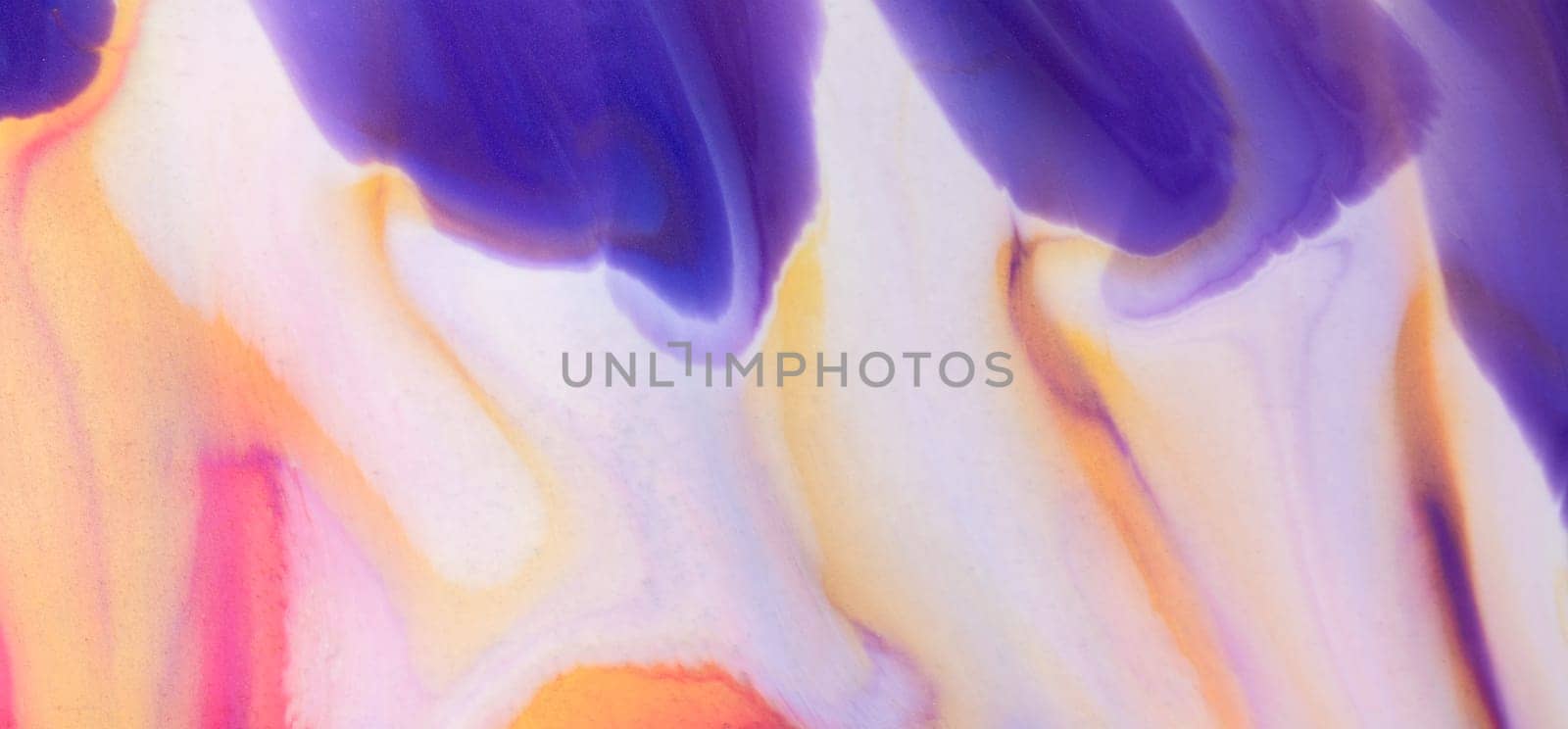 Red and blue fluid wave. Duotone compositions with gradient flow shape. Innovation modern background. Abstract Fluid Acrylic Painting. Liquid background.