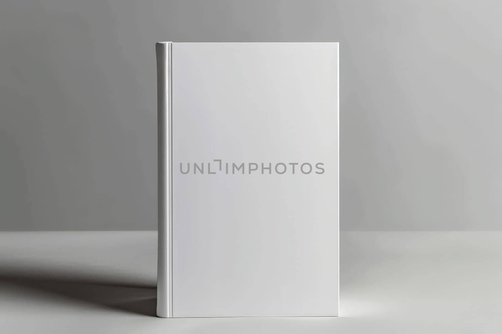 blank white book cover for mockup. isolated background . Generative AI by matamnad