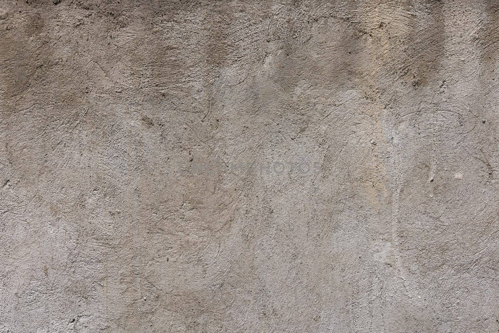 closeup full-frame flat background and texture of solid smeared concrete surface by z1b