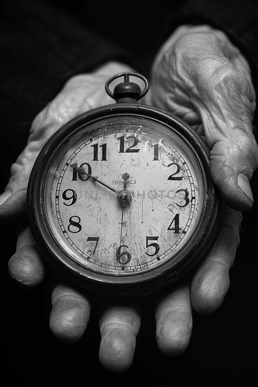 Fingers setting a traditional alarm clock, showcasing the importance of time and routine.