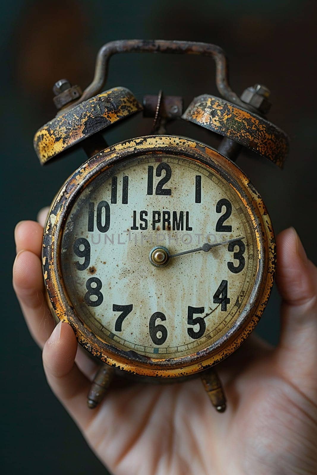 Fingers setting a traditional alarm clock, showcasing the importance of time and routine.