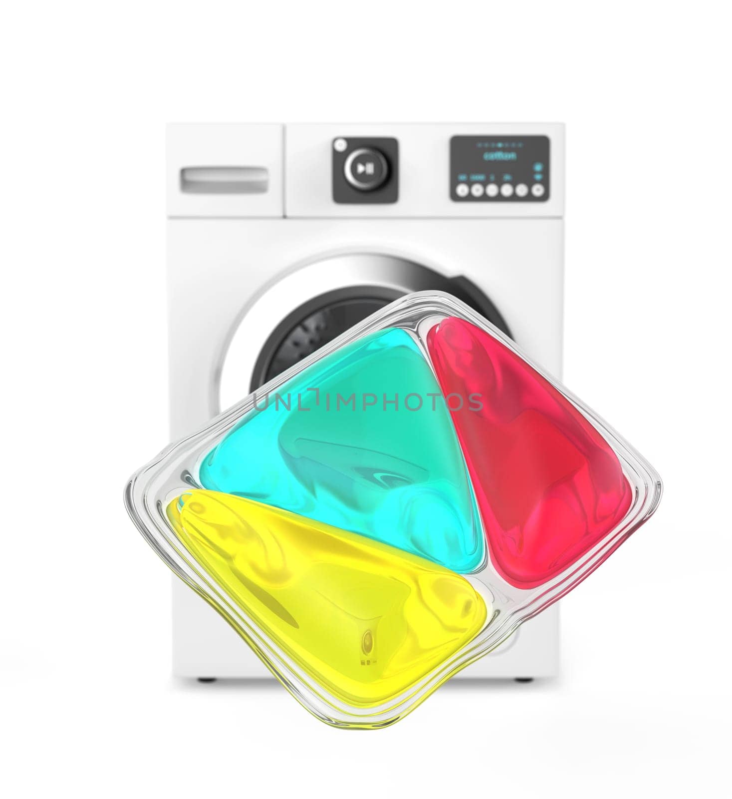 Laundry detergent pod and washing machine
 by magraphics