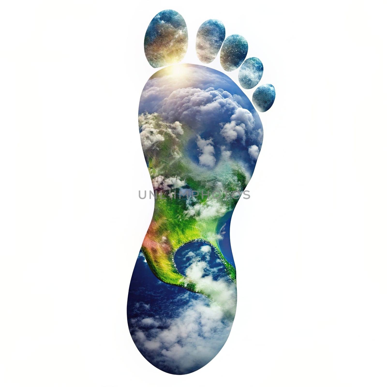 Carbon footprint that endangers natural life by yilmazsavaskandag