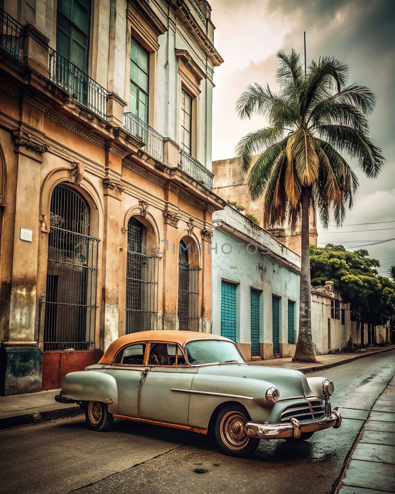 Classic classic American cars of Cuba. Wonderful classic cars of Cuba. by yilmazsavaskandag