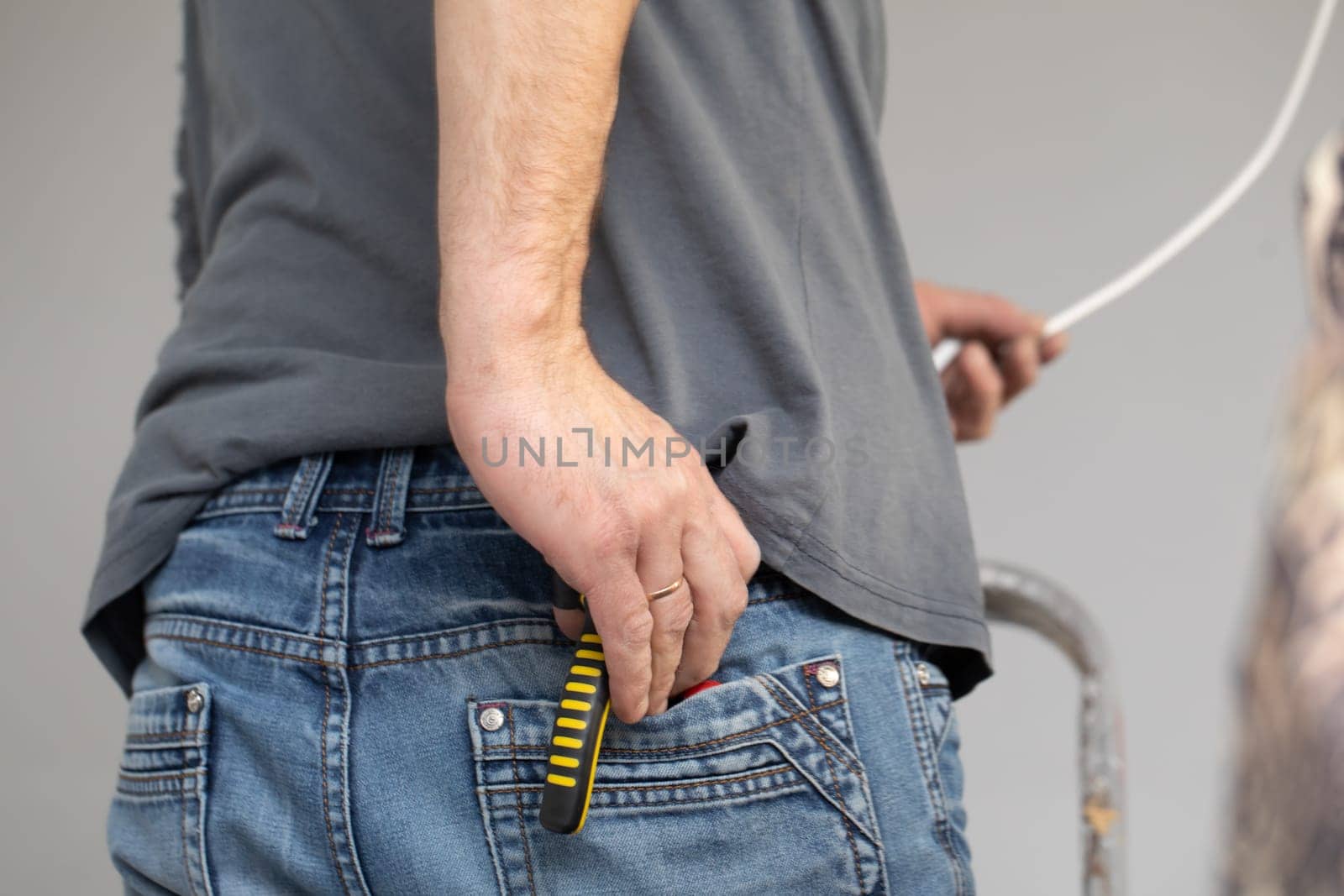 Every electrician, even with a lot of experience, is corner-wired for electric shock, so always be on your guard.