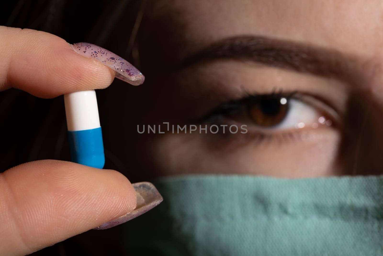 Modern tablet for pain and infectious disease developed by a fashion apprentice from medicine.