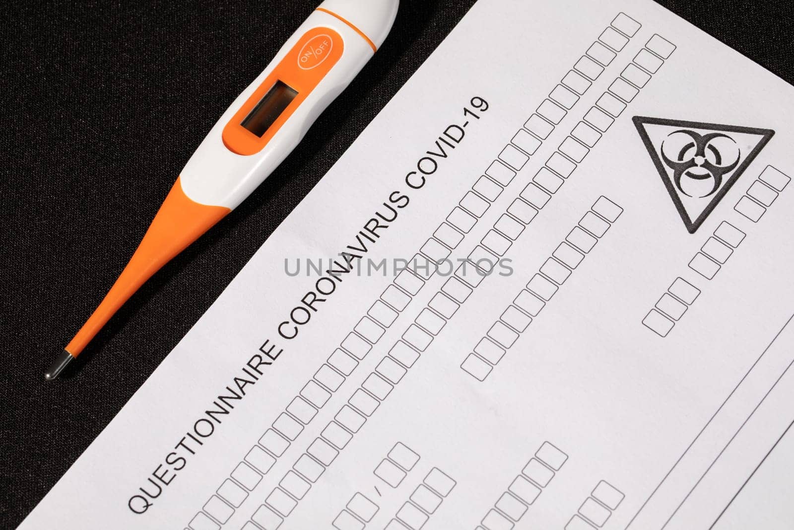 Obligatory control at all border crossing points, including temperature measurement and filling in a personal questionnaire