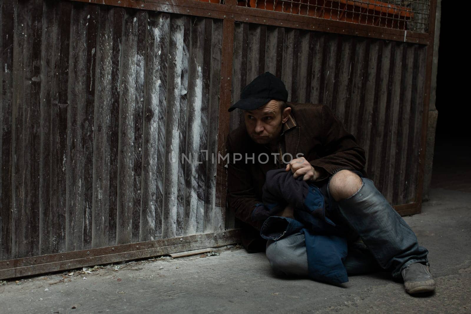 When you become homeless, street cartons become your home.