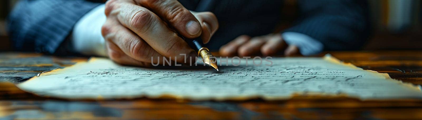 Hand writing a heartfelt letter, depicting personal communication and emotional expression.