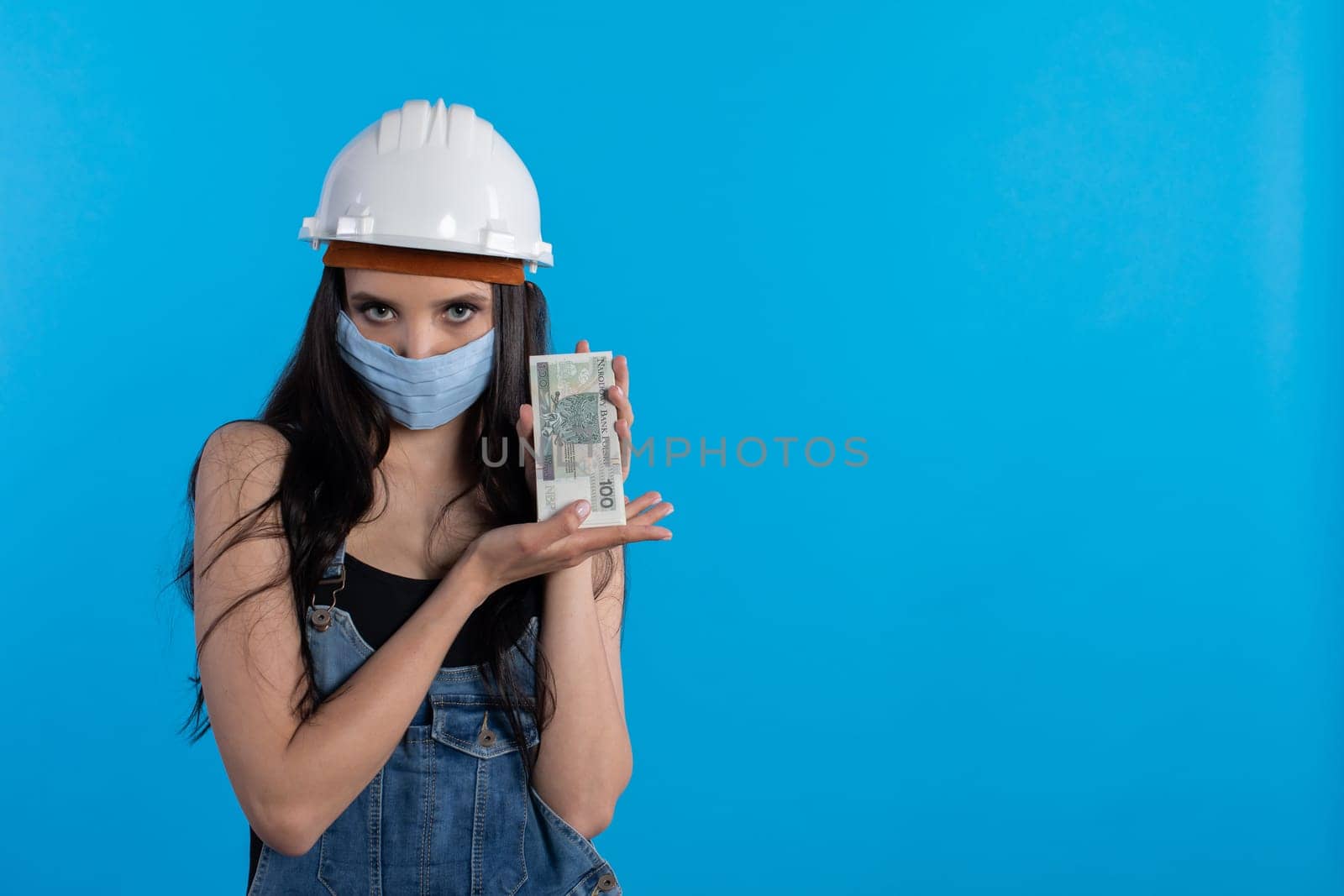 At the present time, when paying your salary, you must remember at least the protective mask.