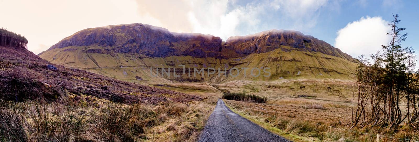 Panorama of the Gleniff Horseshoe in County Leitrim - Ireland by TLC_Automation
