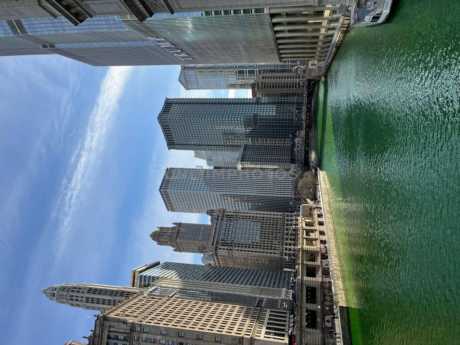 Chicago city green river Saint Patricks day