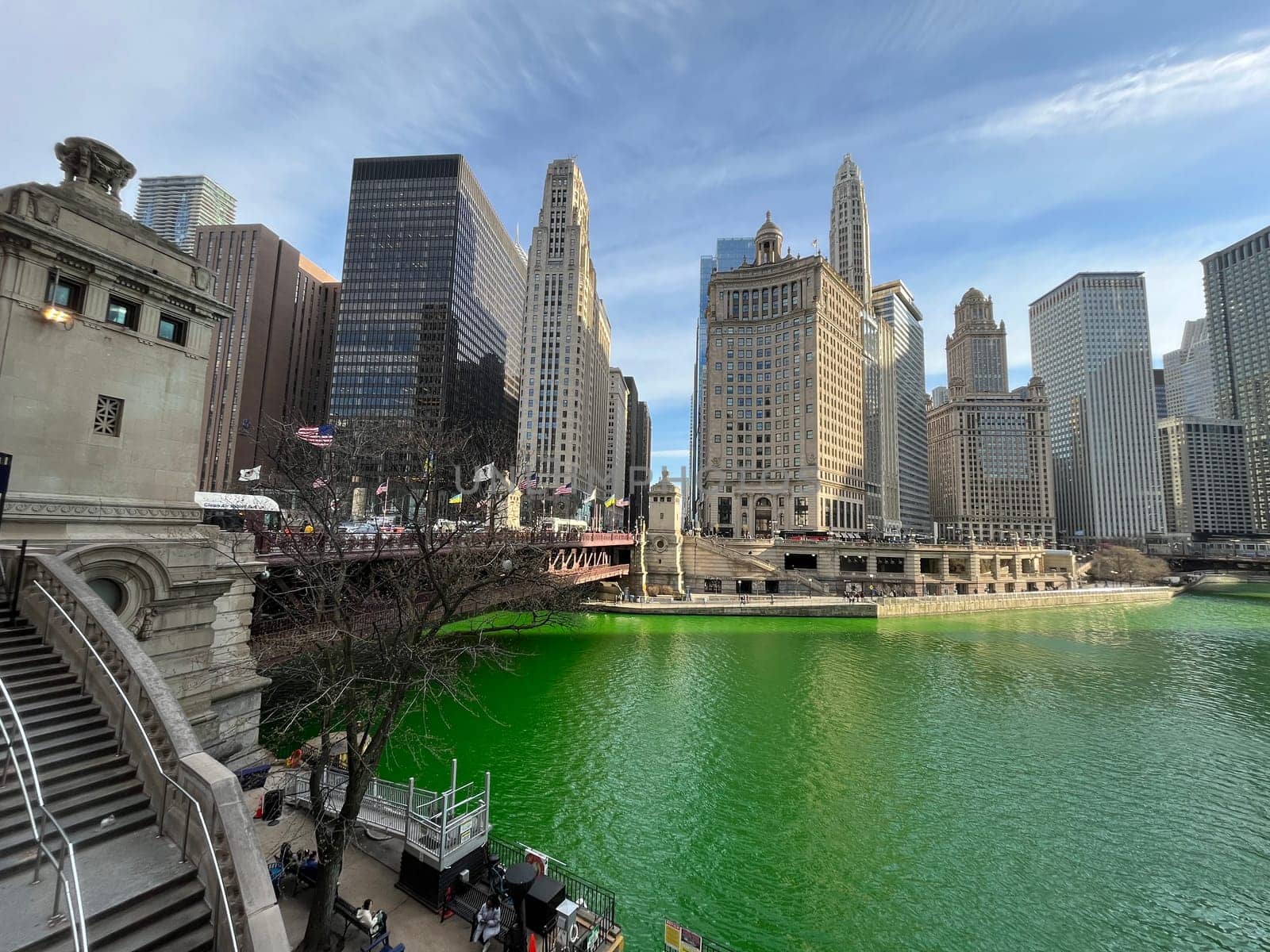Chicago city green river Saint Patricks day