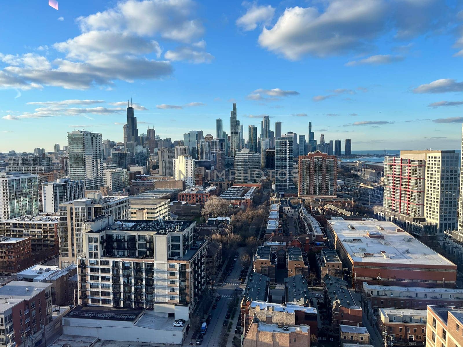 Chicago city downtown cityscape streets sky