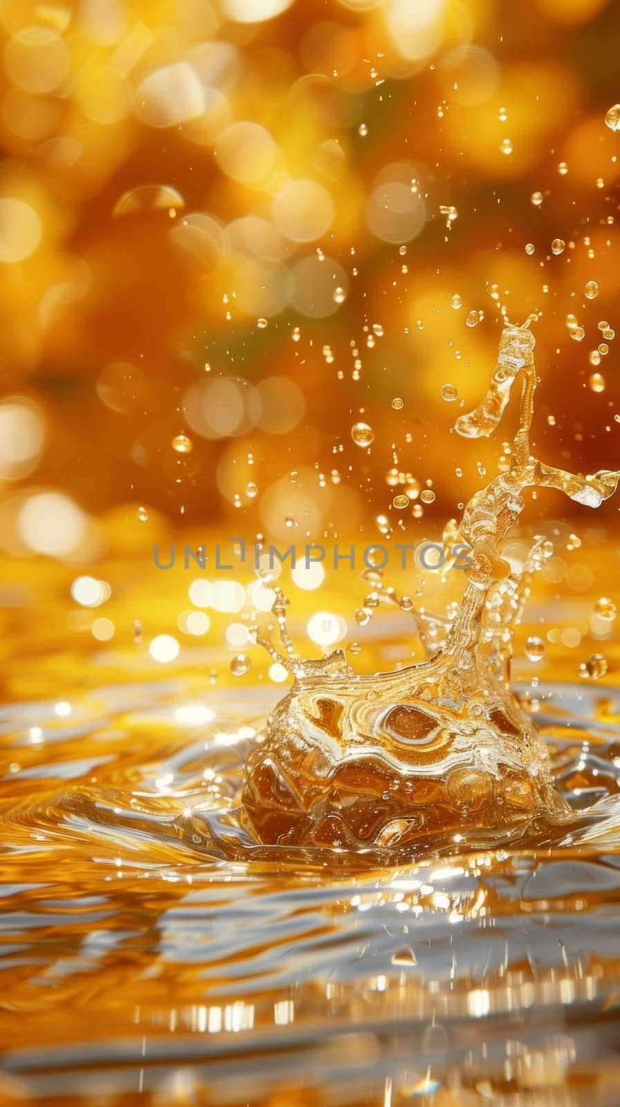 A close up of a glass filled with water and bubbles