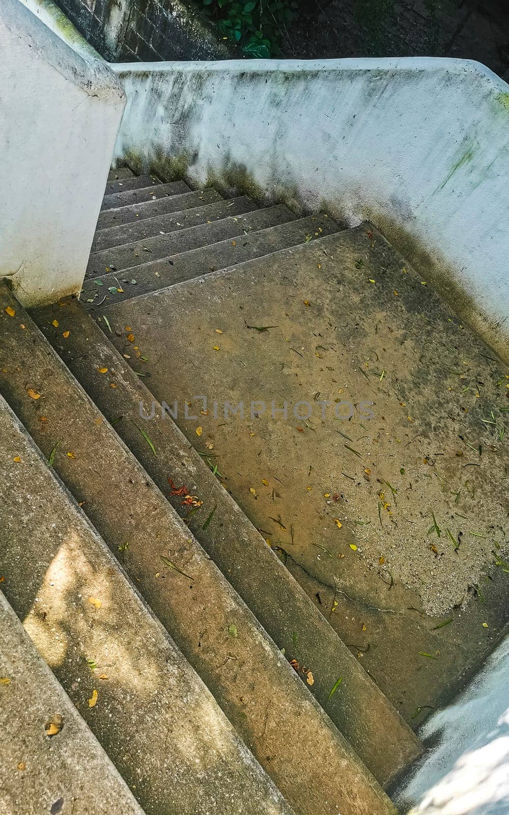 Simple stairs Steps outside in Puerto Escondido Mexico. by Arkadij