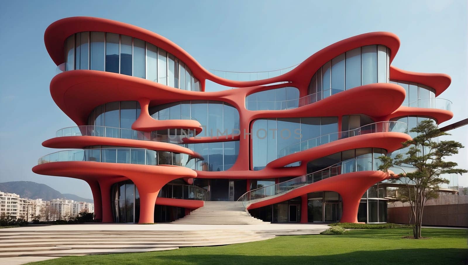 Futuristic architecture of the future by applesstock
