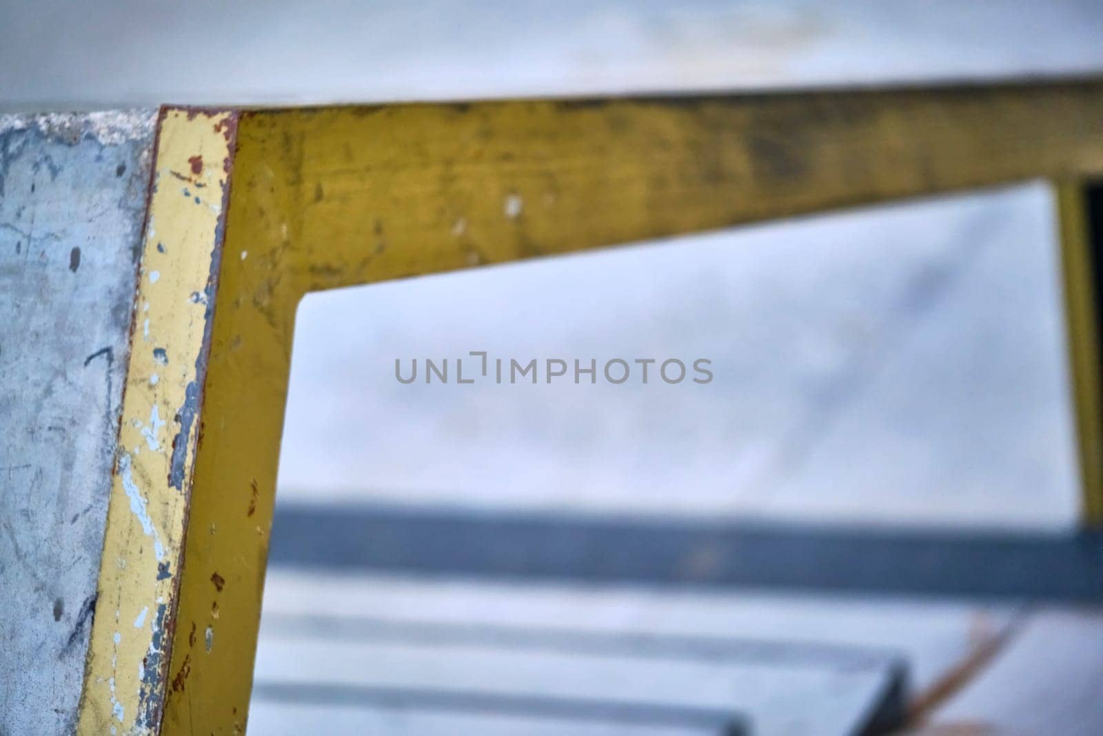 rail in a Skateboard Park. close-up by lempro