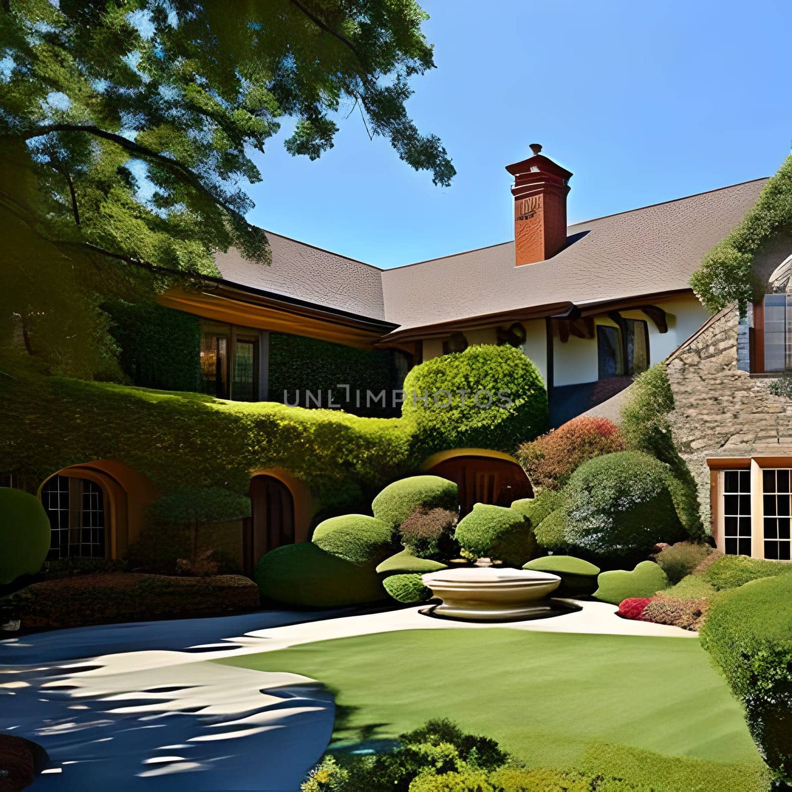 Creative Luxury  Home Picture is AI-generated illustration.