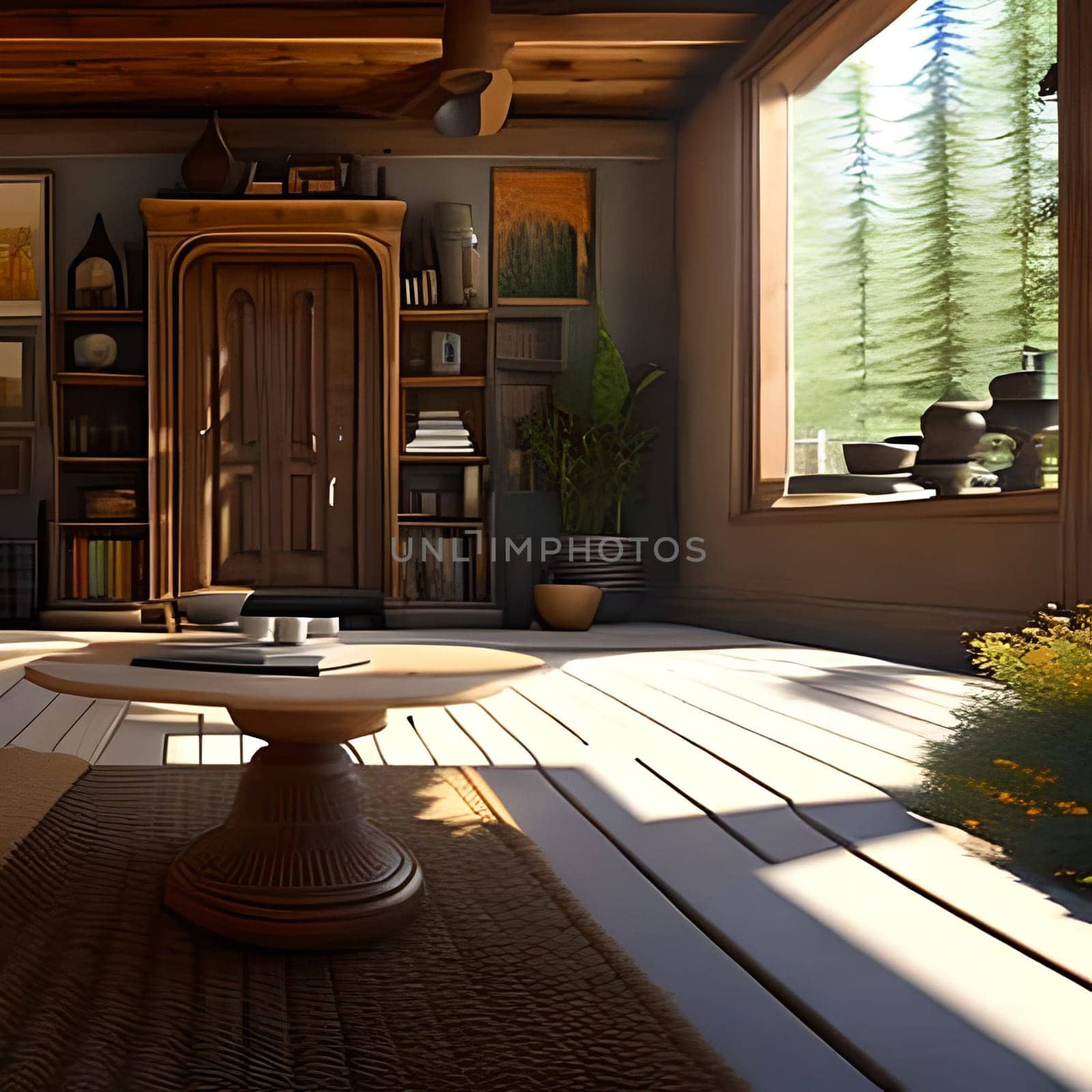 Magical Luxury Home Picture is AI-generated illustration. by TravelSync27