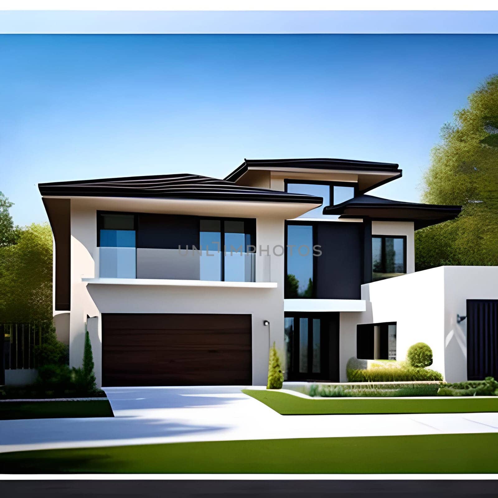Magical Luxury Home Picture is AI-generated illustration. by TravelSync27