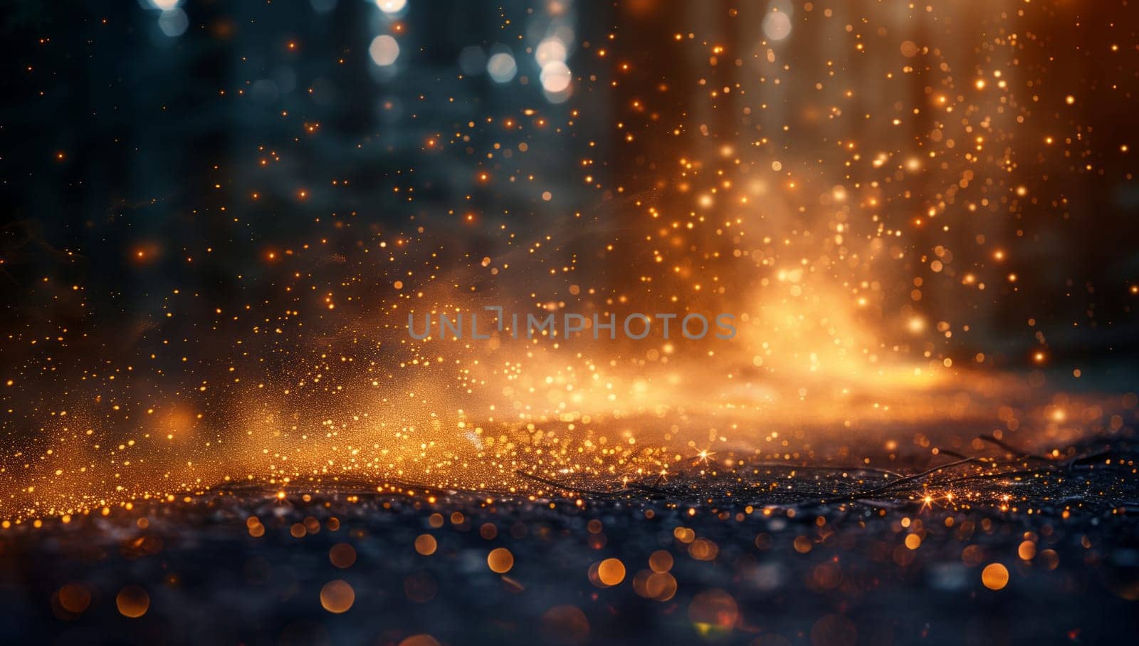 During the midnight concert, a spectacular geological phenomenon entertained the crowd with sparks coming out of the ground, adding a unique touch to the event