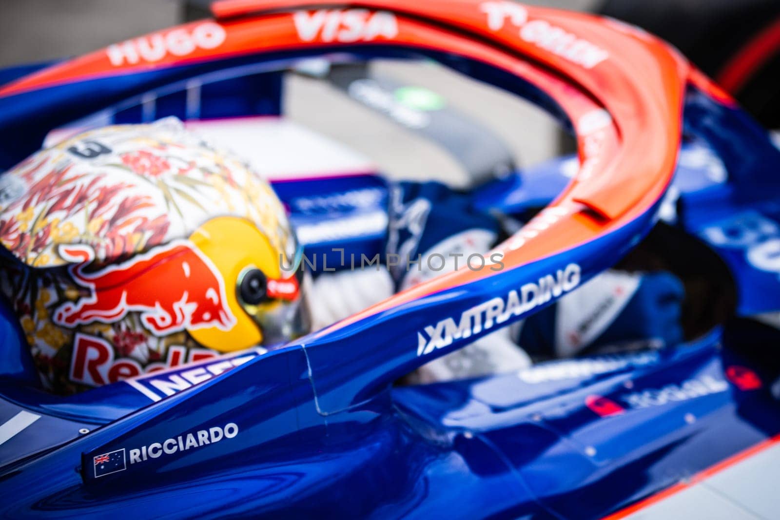 MELBOURNE, AUSTRALIA - MARCH 23: Daniel Ricciardo of Australia drives the Visa Cash App RB Formula One Team VCARB 01 during third practice in the 2024 Australian Grand Prix at Albert Park in Melbourne, Australia