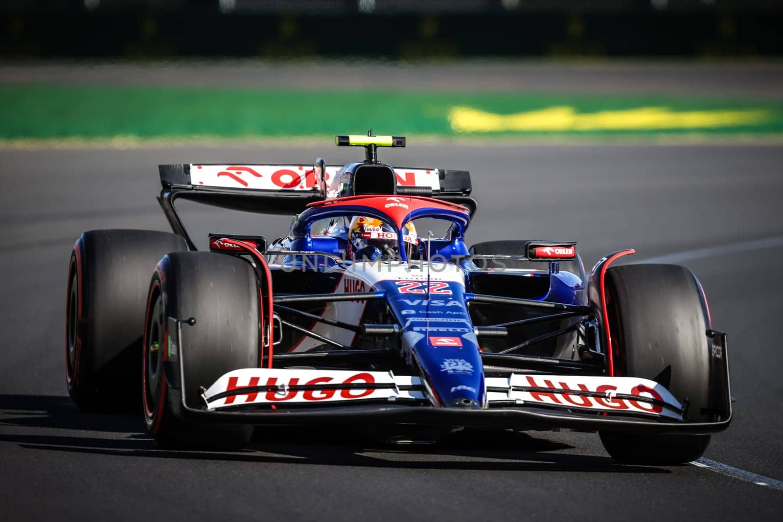 MELBOURNE, AUSTRALIA - MARCH 23: Yuki Tsunoda of Japan drives the Visa Cash App RB Formula One Team VCARB 01 during qualifying in the 2024 Australian Grand Prix at Albert Park in Melbourne, Australia