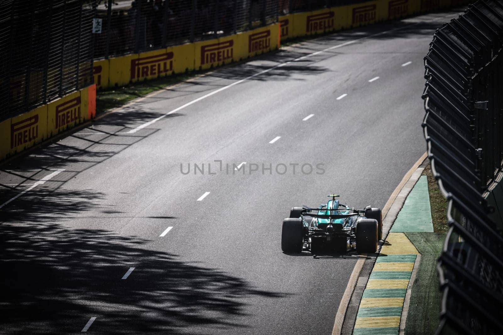 MELBOURNE, AUSTRALIA - MARCH 23: Fernando Alonso of Spain drives the Aston Martin AMR24 Mercedes during qualifying in the 2024 Australian Grand Prix at Albert Park in Melbourne, Australia