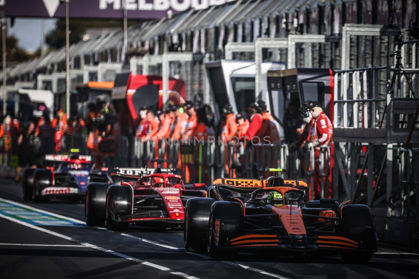 MELBOURNE, AUSTRALIA - MARCH 23: Lando Norris of Great Britain drives the McLaren MCL38 during qualifying in the 2024 Australian Grand Prix at Albert Park in Melbourne, Australia