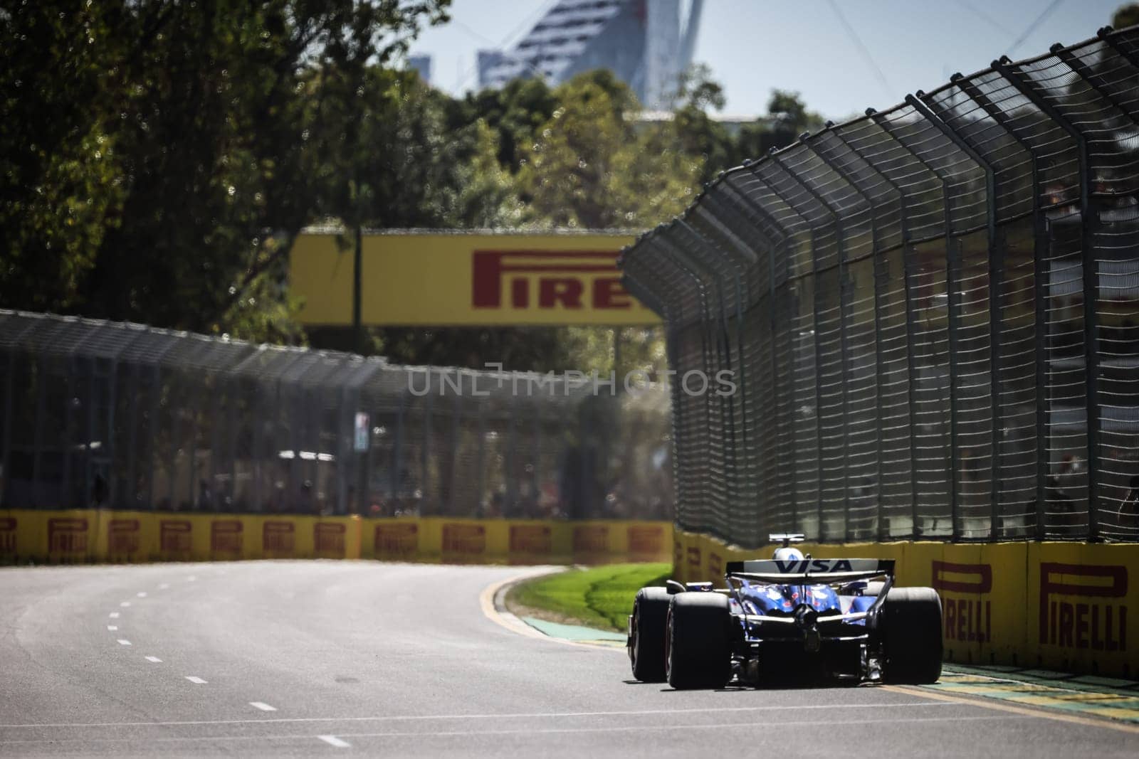 MELBOURNE, AUSTRALIA - MARCH 24: Daniel Ricciardo of Australia drives the Visa Cash App RB Formula One Team VCARB 01 during the 2024 Australian Grand Prix at Albert Park in Melbourne, Australia