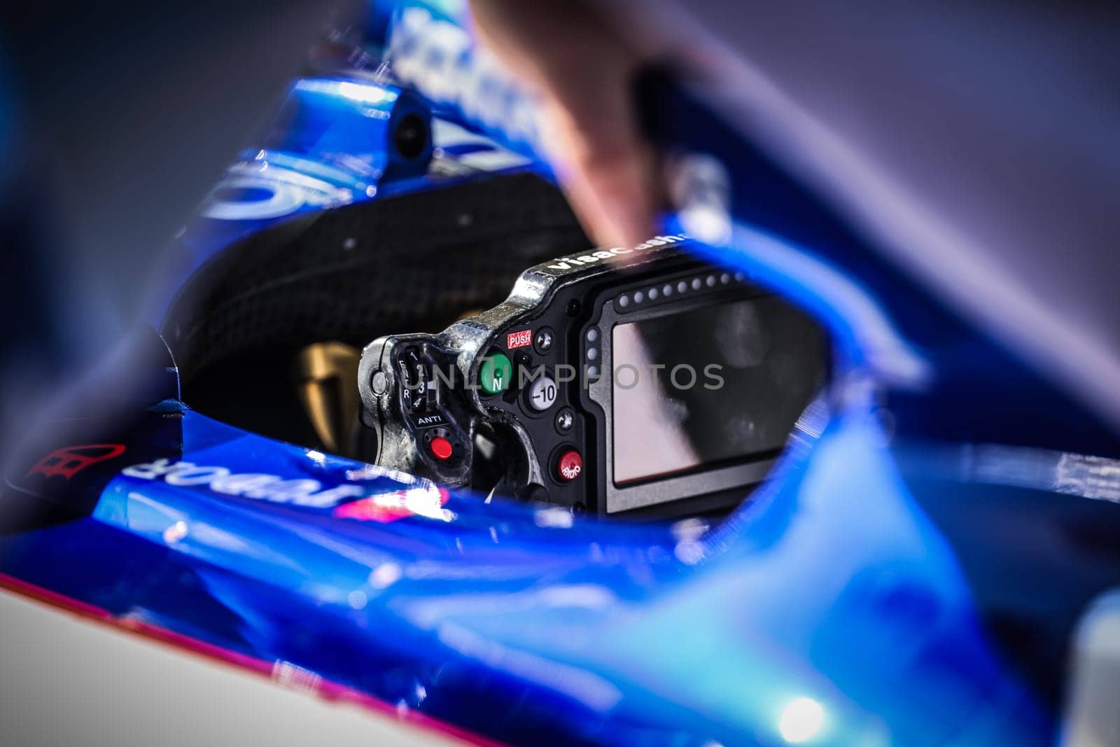 MELBOURNE, AUSTRALIA - MARCH 21: Visa Cash App RB Formula One Team practicing pit stops at the 2024 Australian Grand Prix at Albert Park in Melbourne, Australia