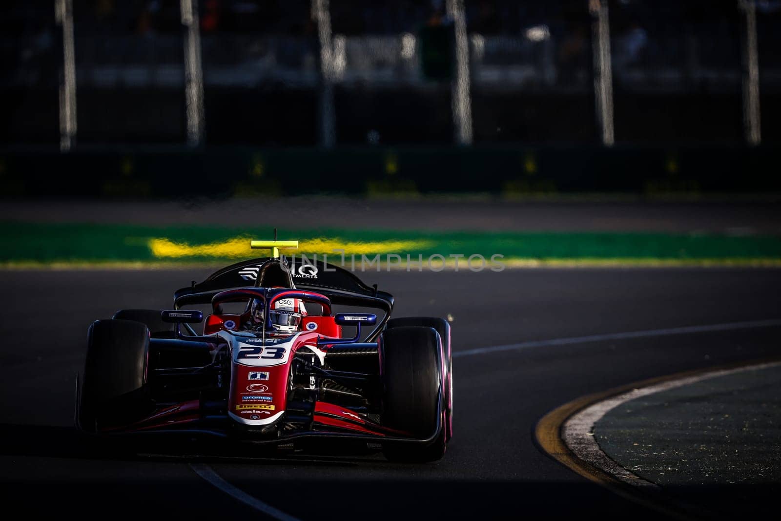 MELBOURNE, AUSTRALIA - MARCH 22: Roman Stanek of Czech Republic and Trident during qualifying at the 2024 Formula 2 Australian Grand Prix at Albert Park in Melbourne, Australia