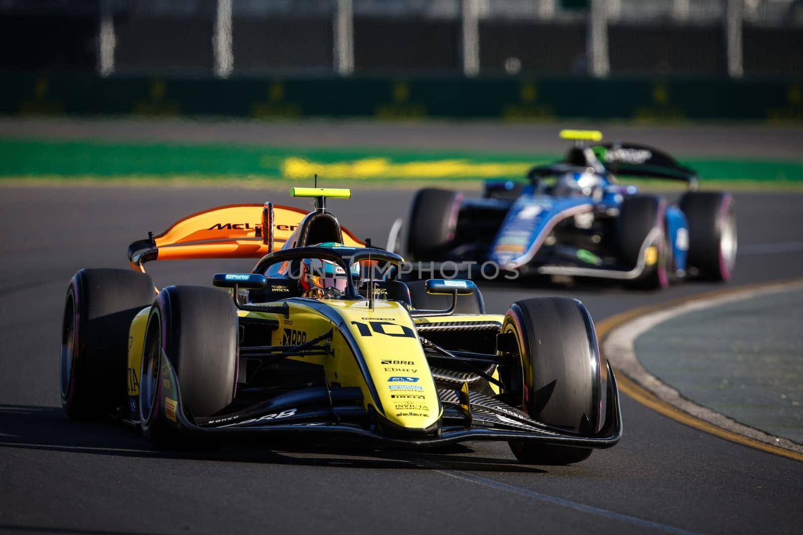 MELBOURNE, AUSTRALIA - MARCH 22: Gabriel Bortoleto of Brazil and Invicta Racing during qualifying at the 2024 Formula 2 Australian Grand Prix at Albert Park in Melbourne, Australia
