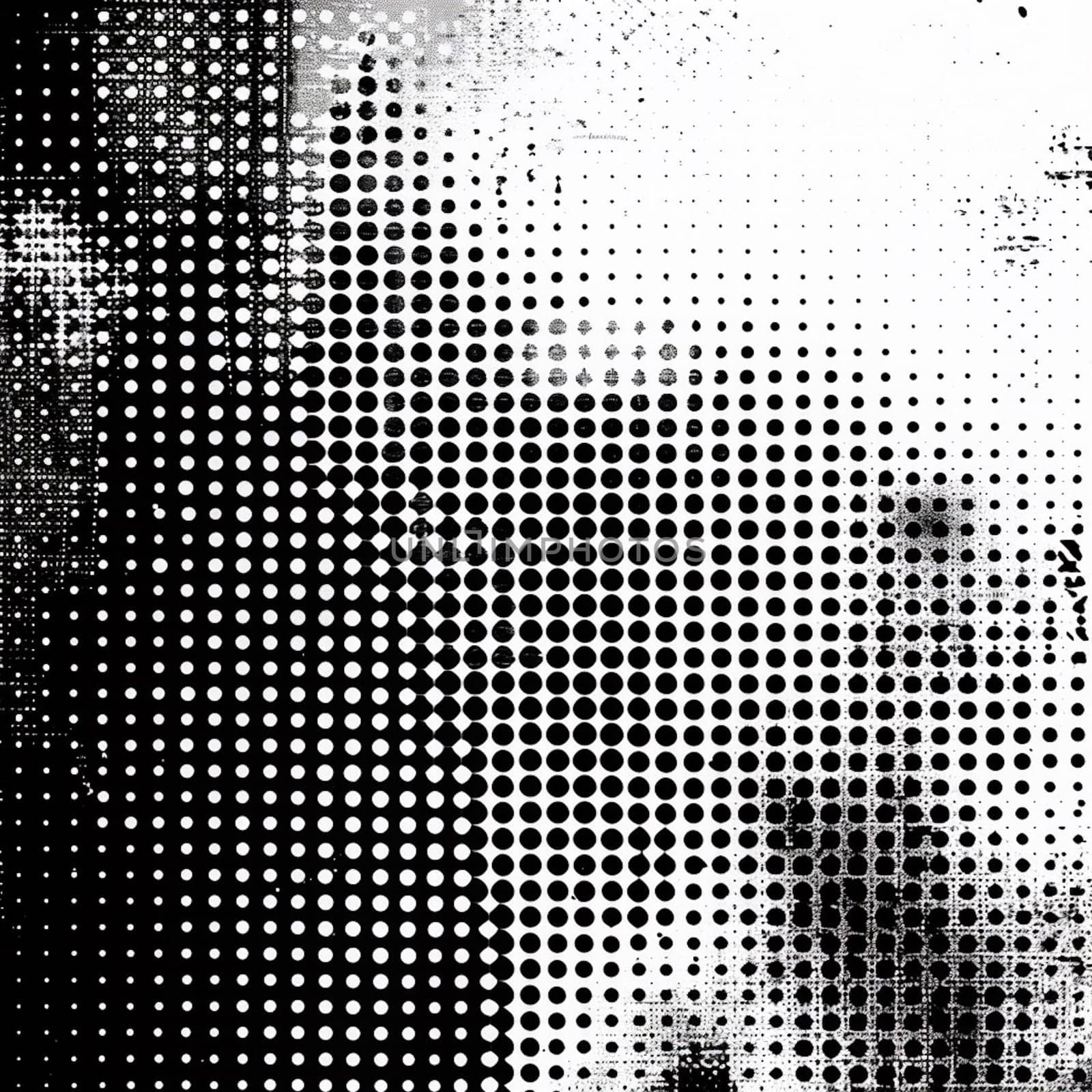 Trendy grunge texture retro halftone grain effect. Dotted negative photocopy texture. Y2k vintage background. Ai generative by sweciej