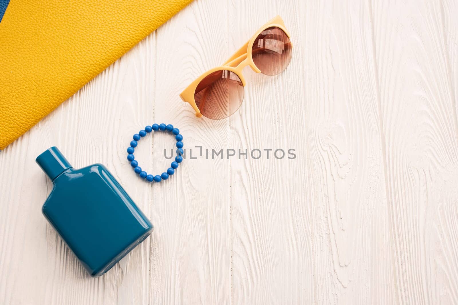 Sunglasses bijouterie bracelet clutch bag perfume bottle by AndriiDrachuk