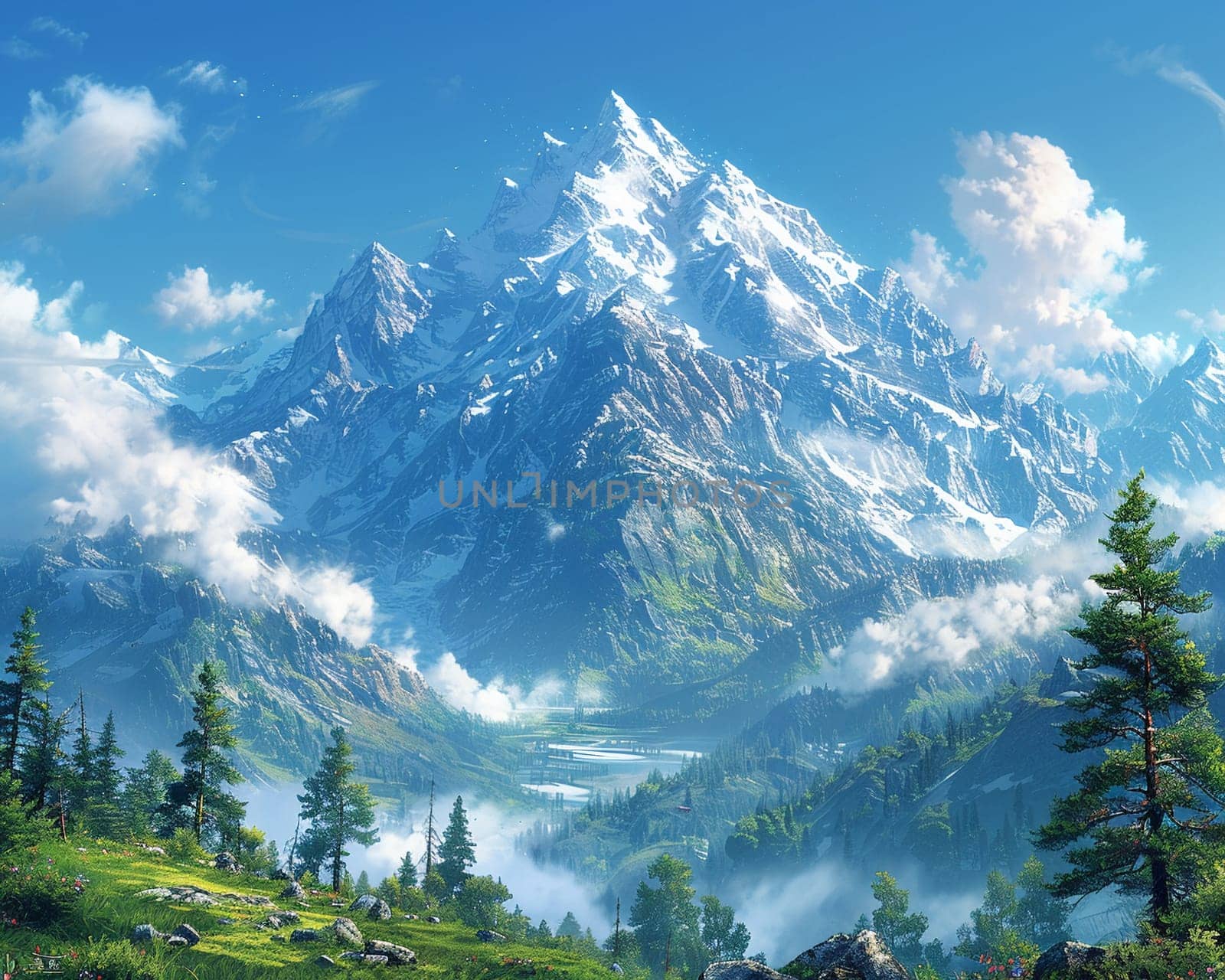 Nature wallpapers with a breathtaking mountain landscape, ideal for inspiration and desktop backgrounds.