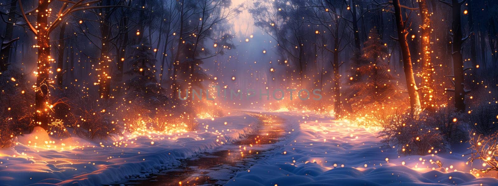 A fire is raging in the heart of the forest, sending clouds of smoke into the atmosphere. It is a dangerous event that threatens the landscape and creates a heat wave that can be seen in the sky