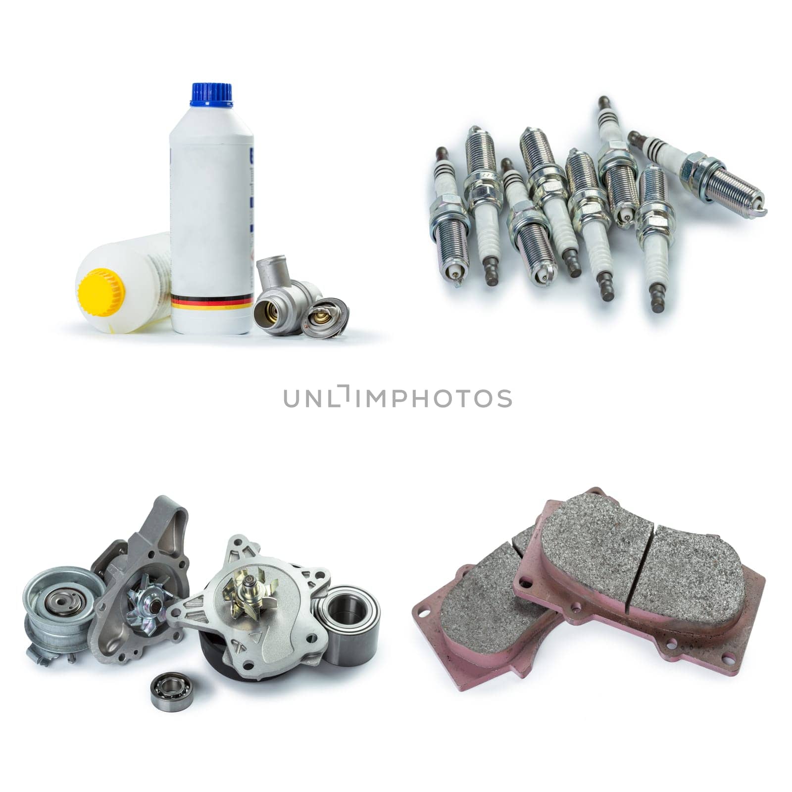 Various car parts necessary for vehicle service by Fabrikasimf