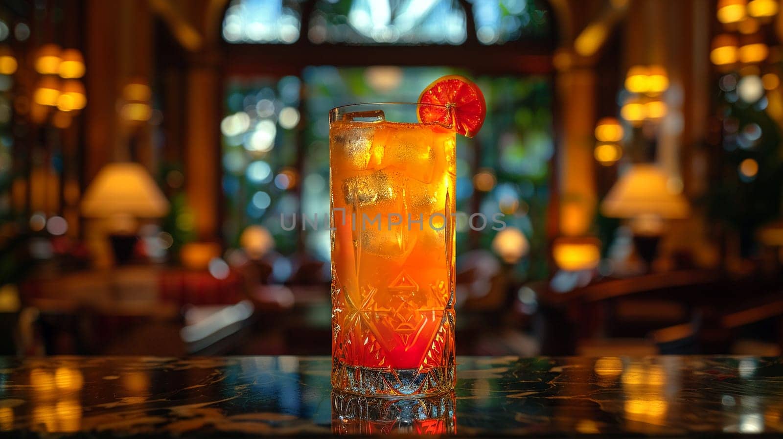 Singapore Sling served at the historic Raffles Hotel, paying homage to its birthplace.