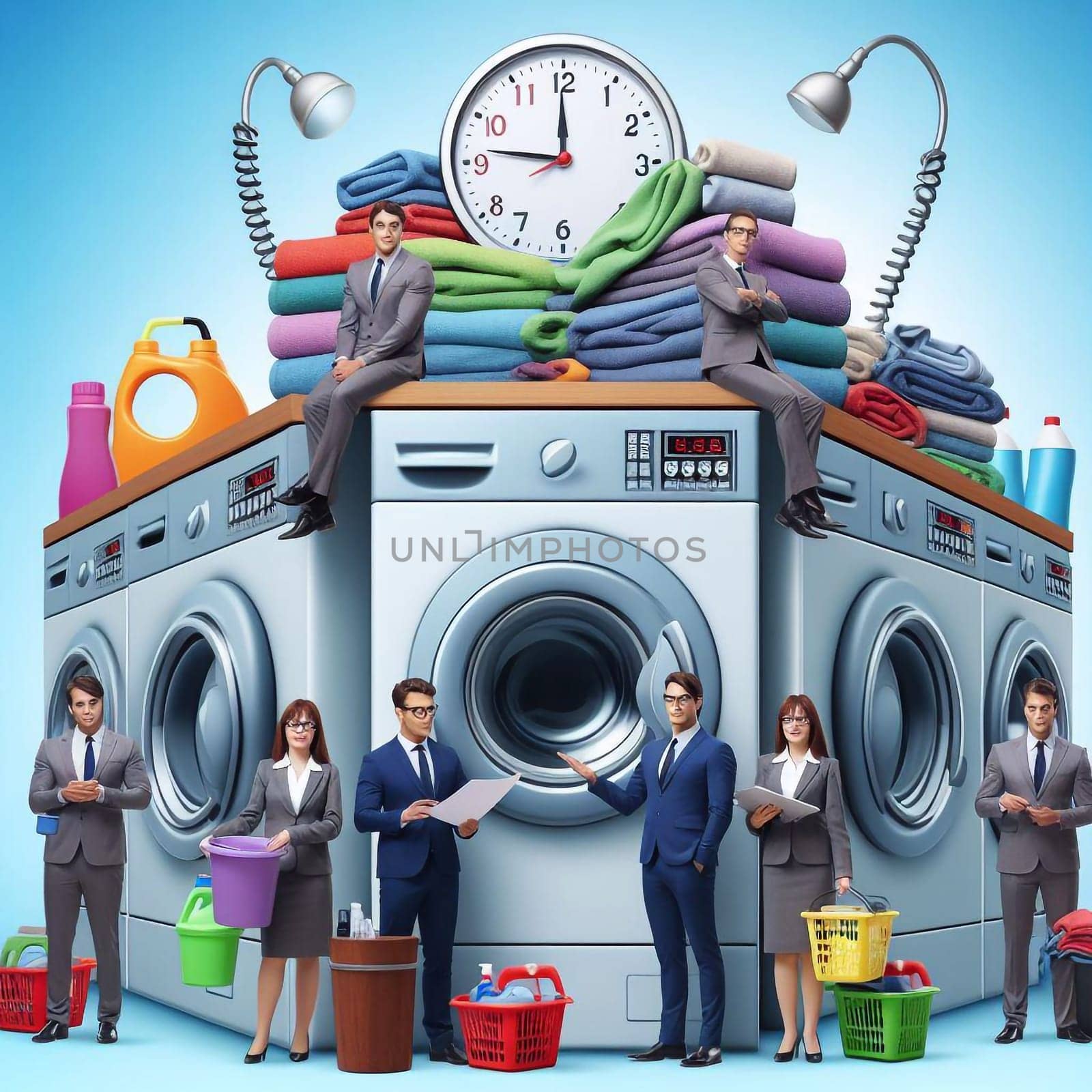 Dry cleaning services at home for the washing clothes