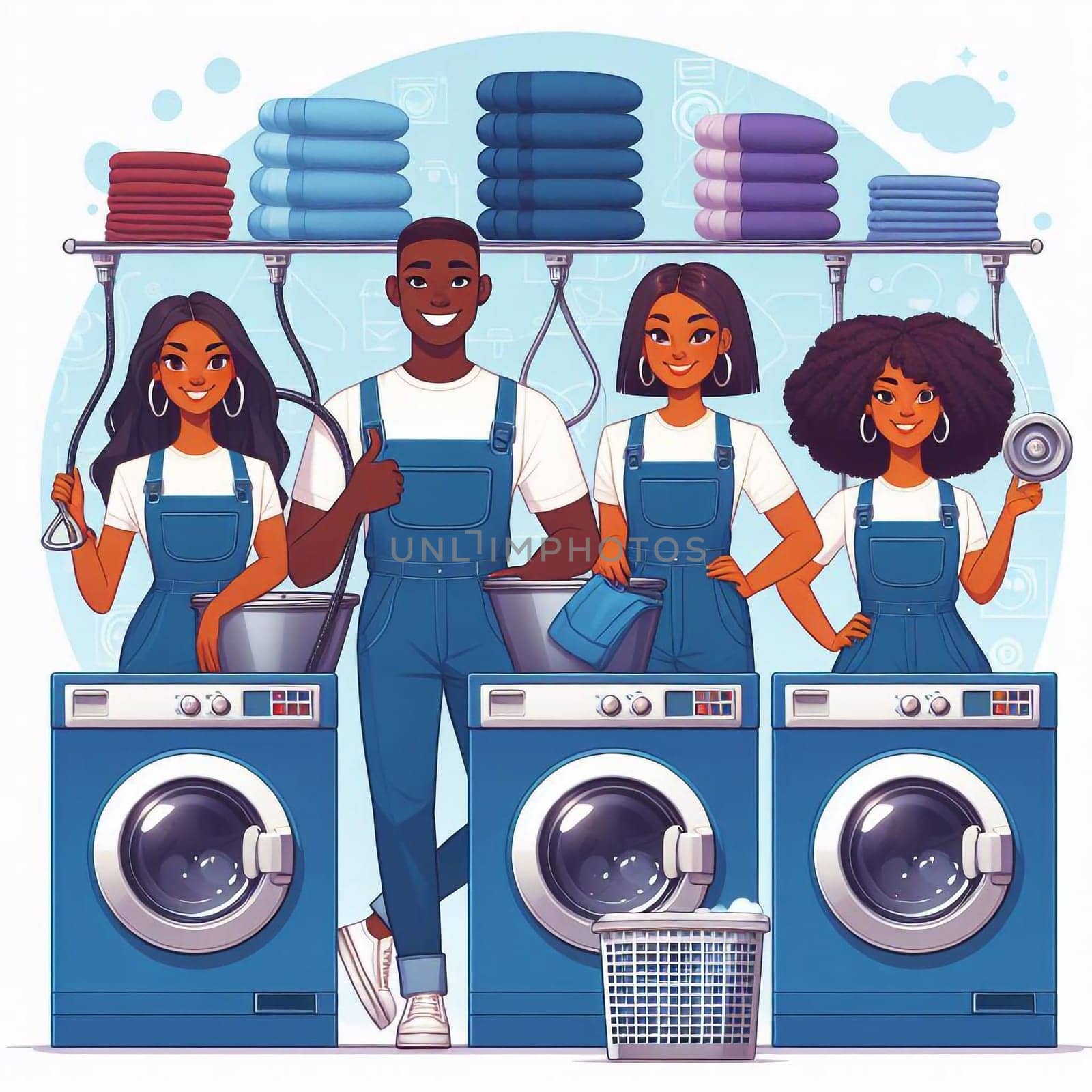 Dry cleaning services at home for the washing clothes