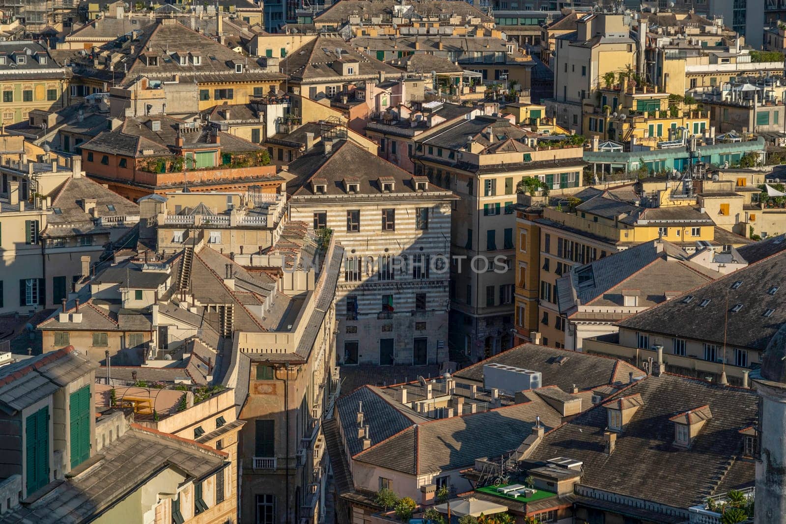 genoa cityview from castelletto elevator by AndreaIzzotti