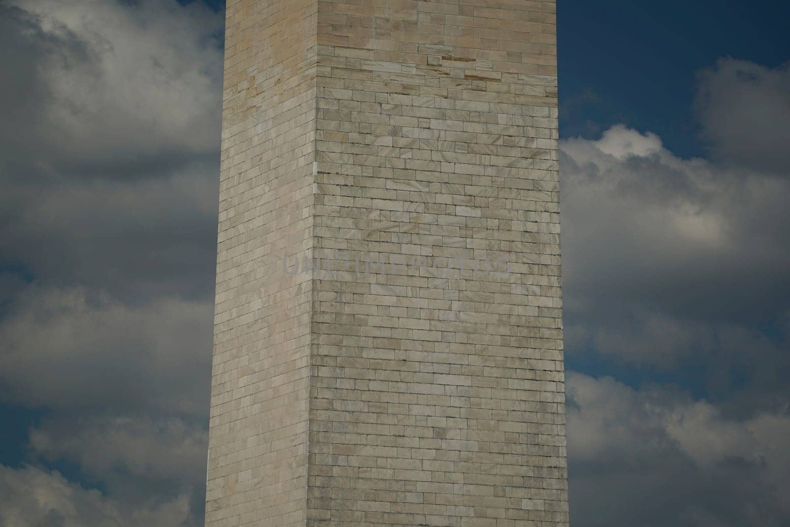 washington dc monument detail on the deep blue sky background by AndreaIzzotti