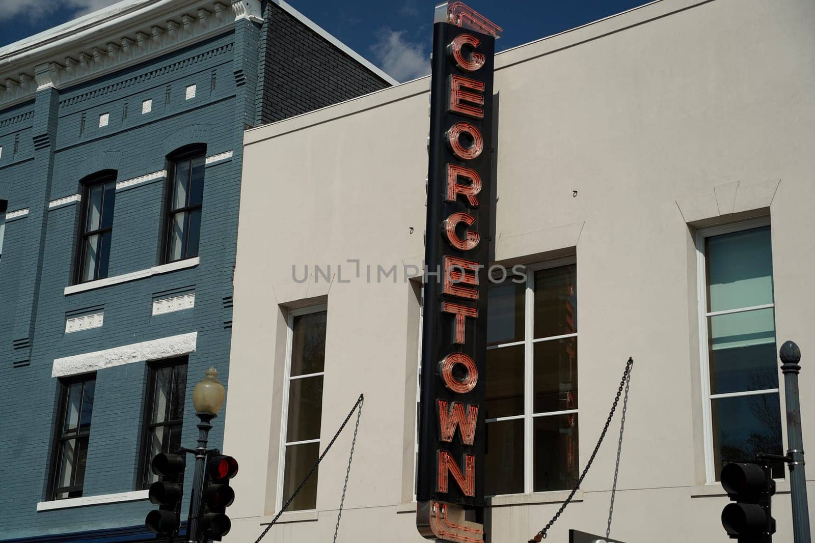 washington georgetown neon sign detail by AndreaIzzotti