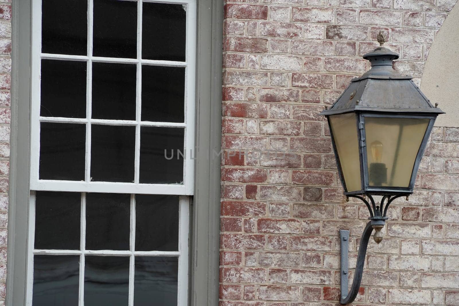 wall detail of Williamsburh Virgina historical houses USA