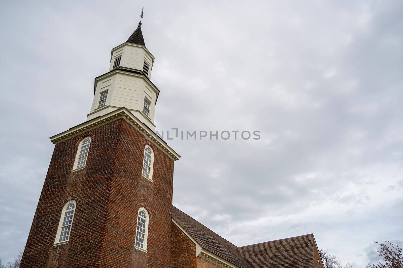 Church Williamsburh Virgina historical houses USA