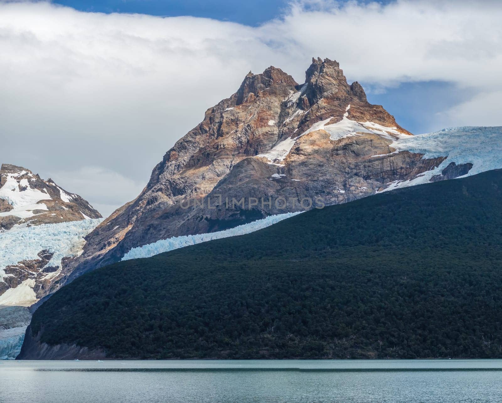 Majestic Glacial Landscape With Snow-Capped Mountain Peaks by FerradalFCG
