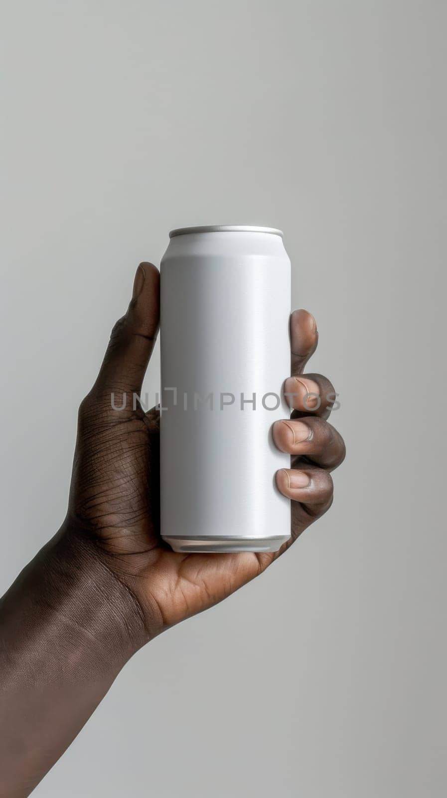 Mockup aluminium can product. Beverage product with copy space.