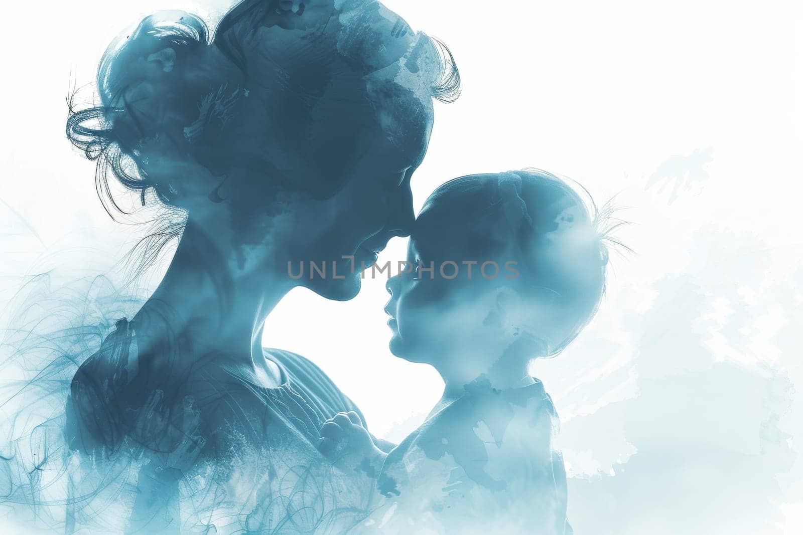 Mother's Day card with a woman and child on it by itchaznong